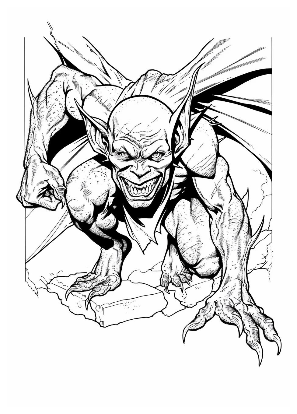 Green Goblin Coloring Pages-16