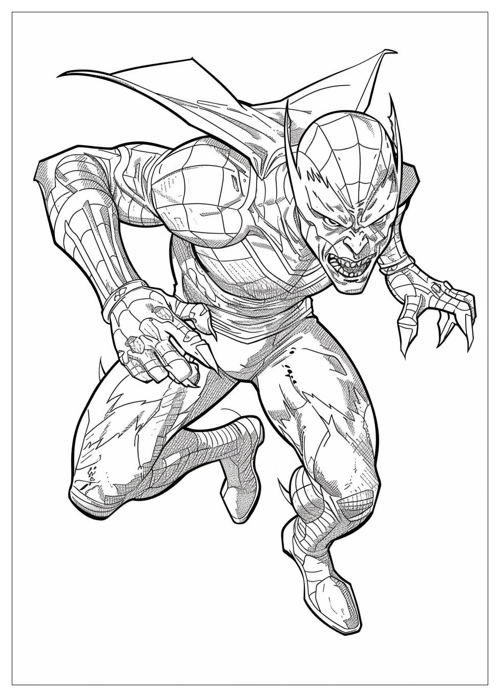 Green Goblin Coloring Pages-20