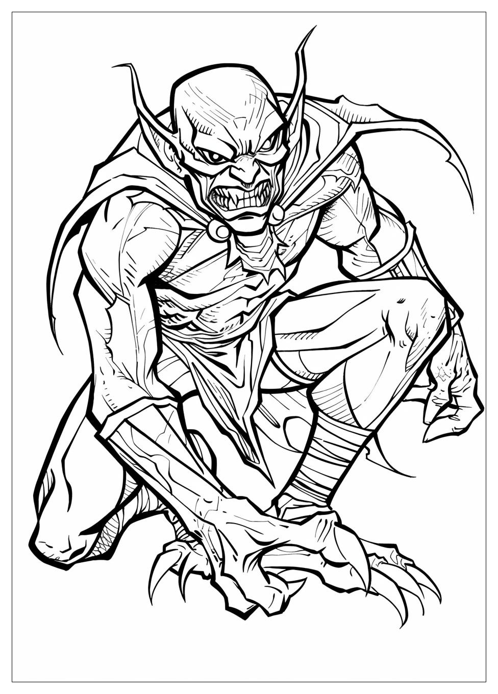 Green Goblin Coloring Pages-3