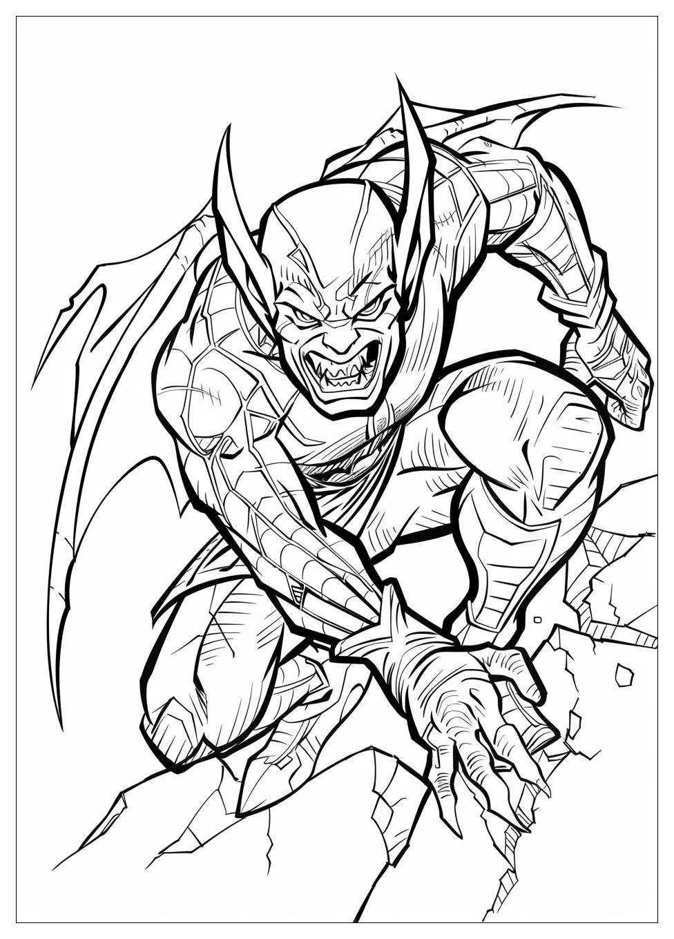 Green Goblin Coloring Pages-4