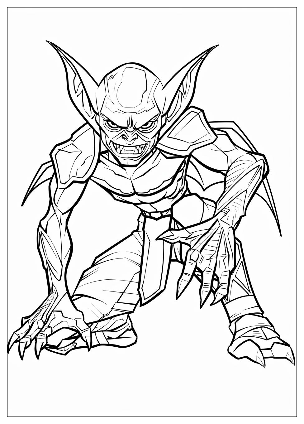 Green Goblin Coloring Pages-5