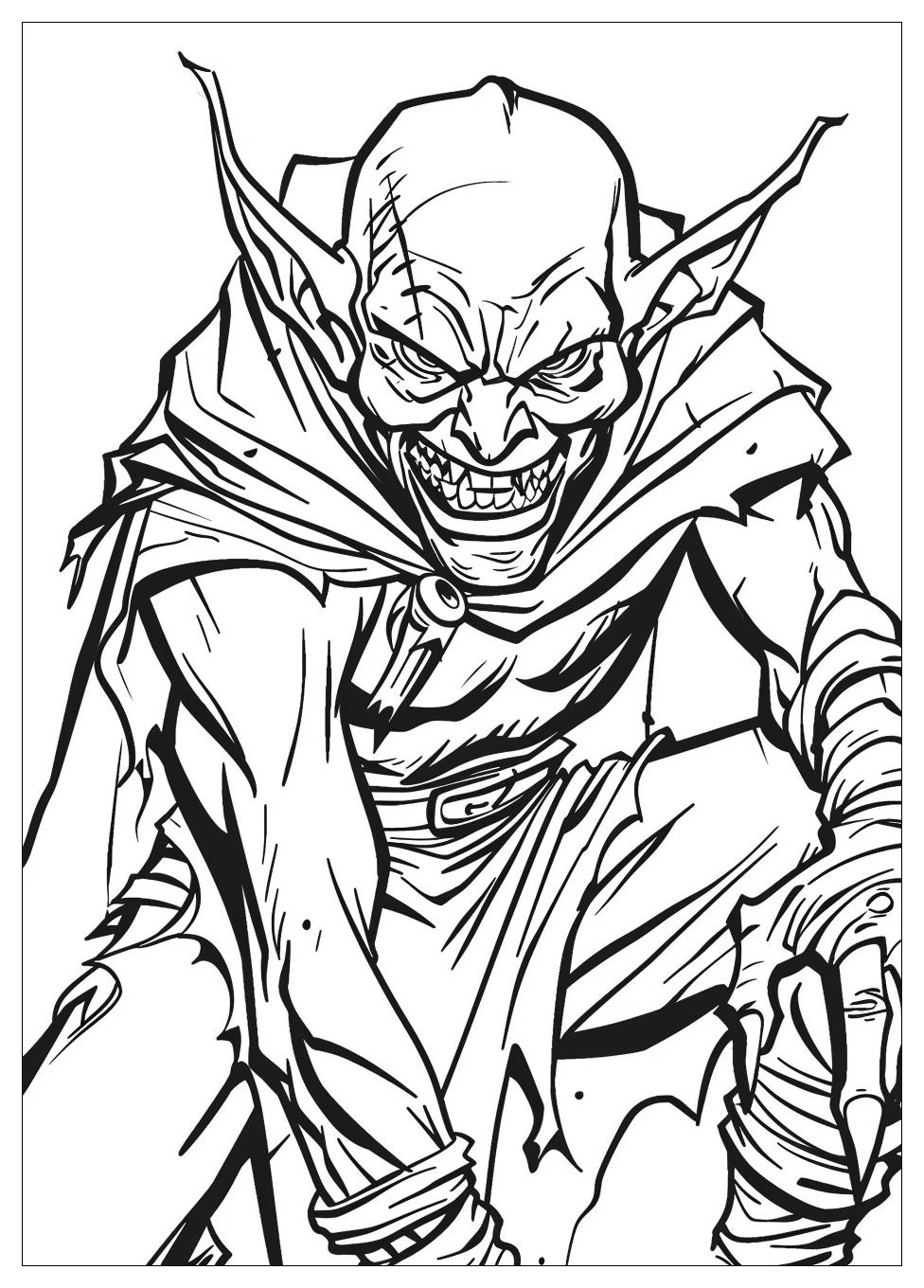 Green Goblin Coloring Pages-7