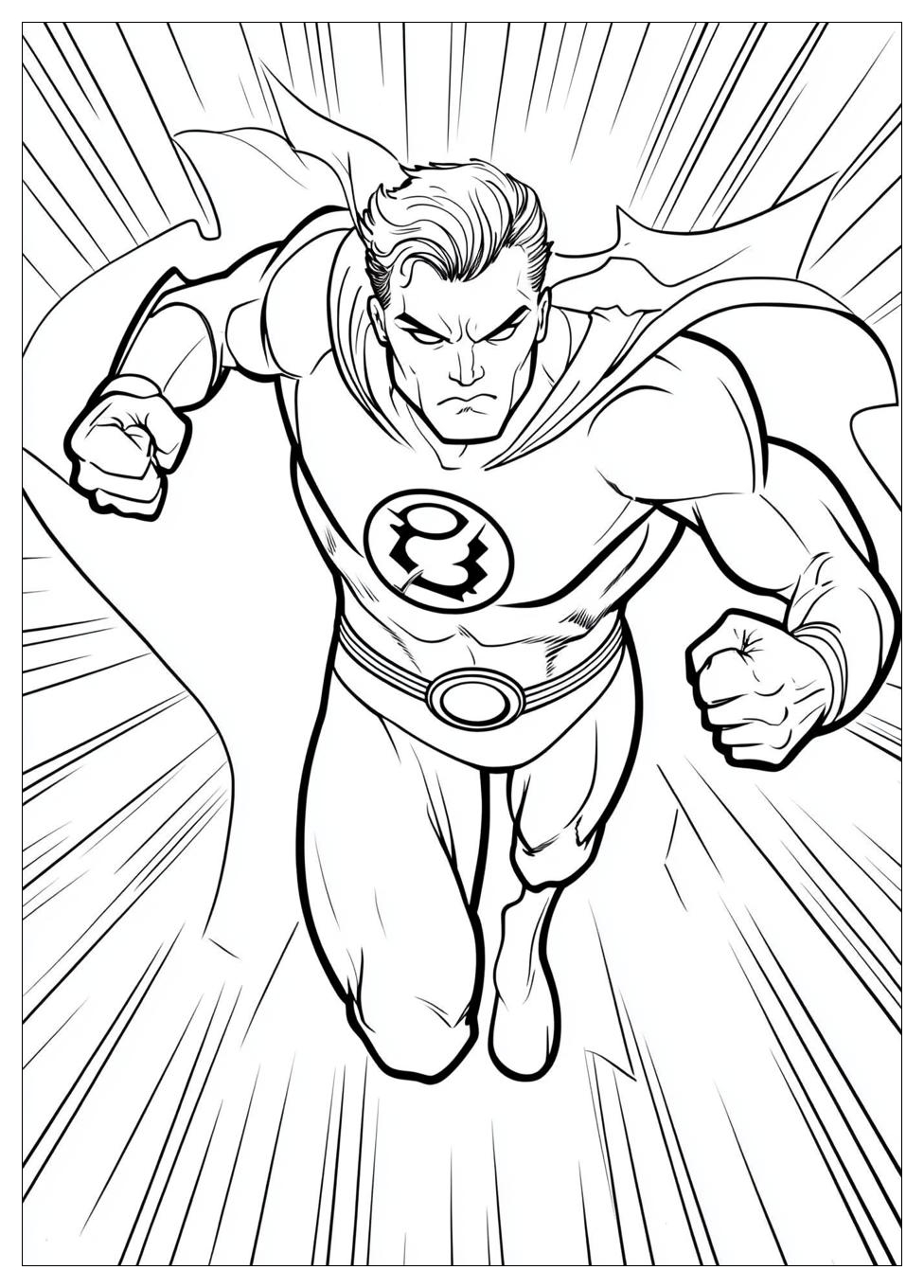 Green Lantern Coloring Pages-1