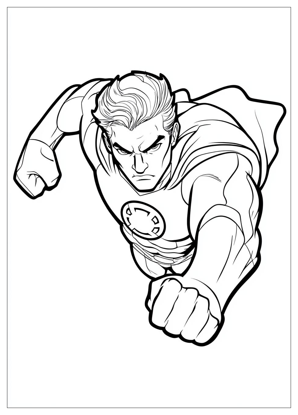 Green Lantern Coloring Pages-10