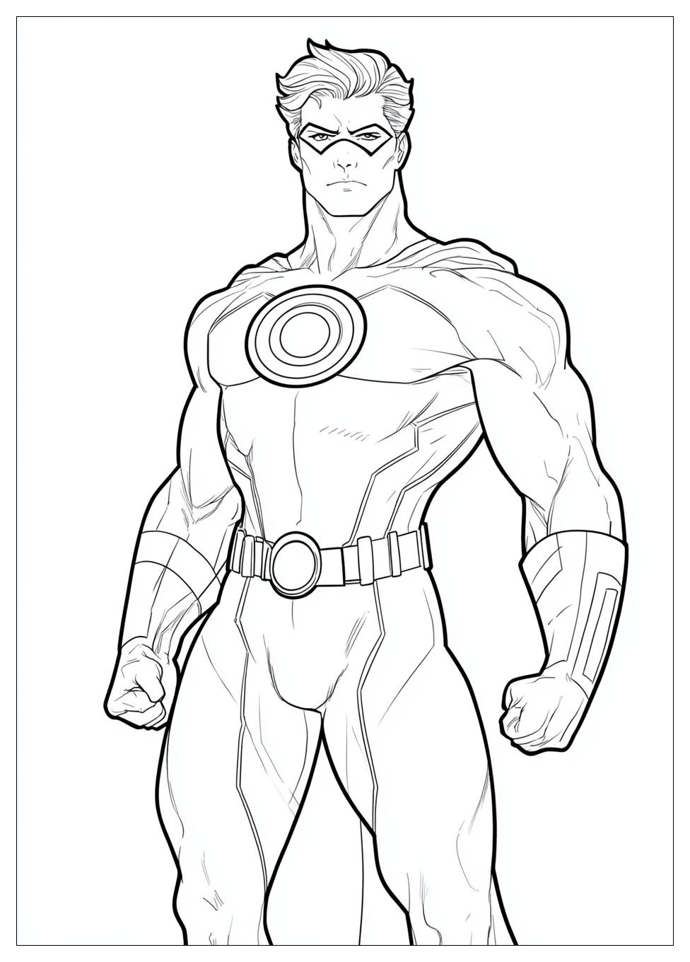 Green Lantern Coloring Pages-13
