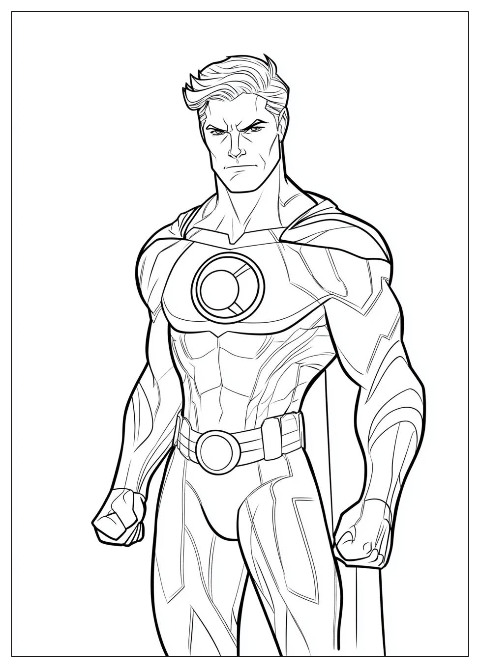 Green Lantern Coloring Pages-15