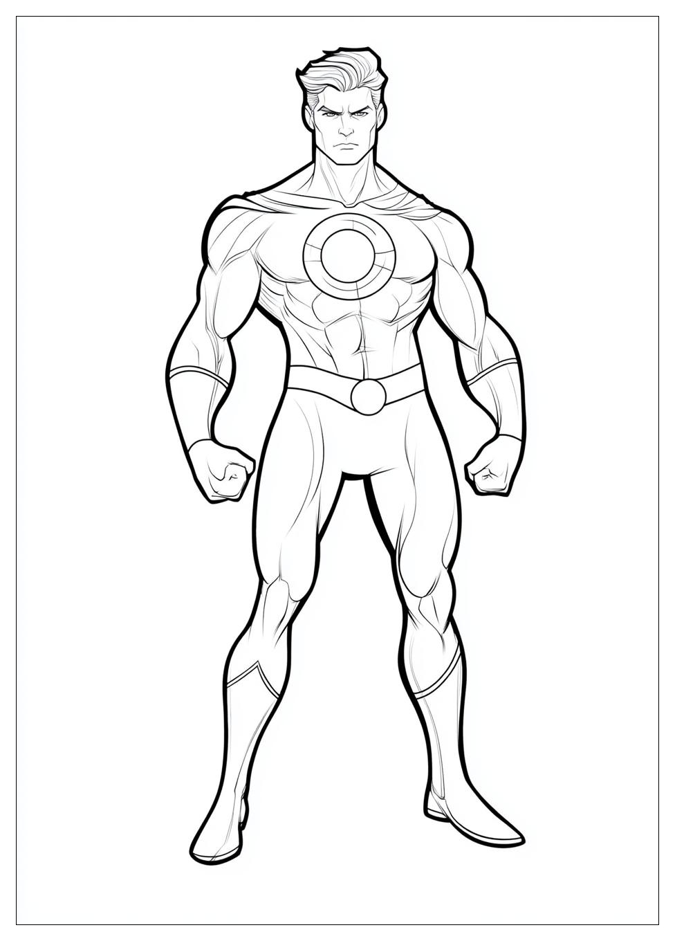 Green Lantern Coloring Pages-16