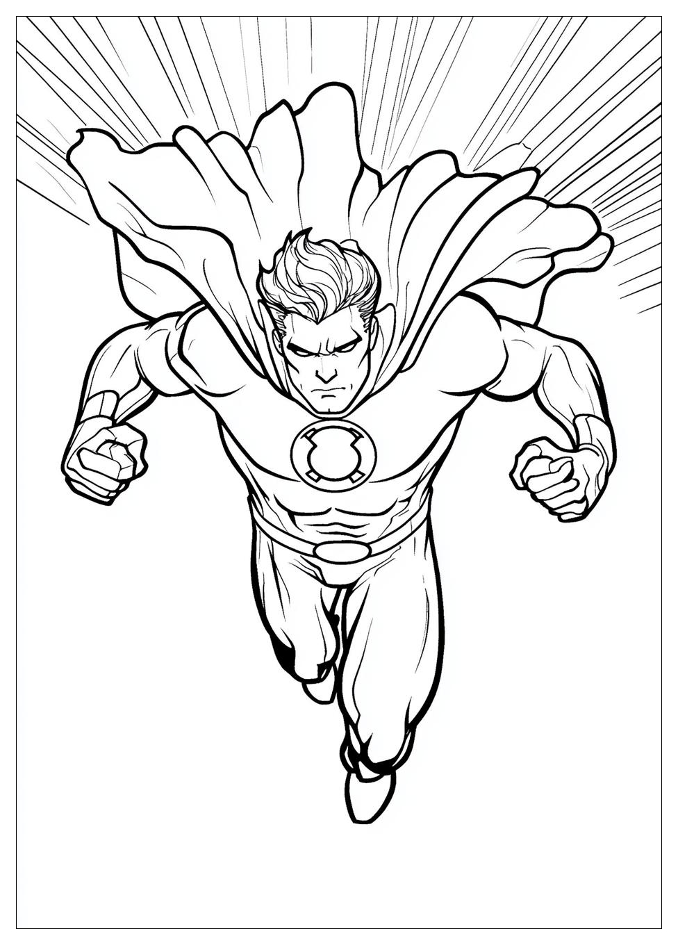 Green Lantern Coloring Pages-18