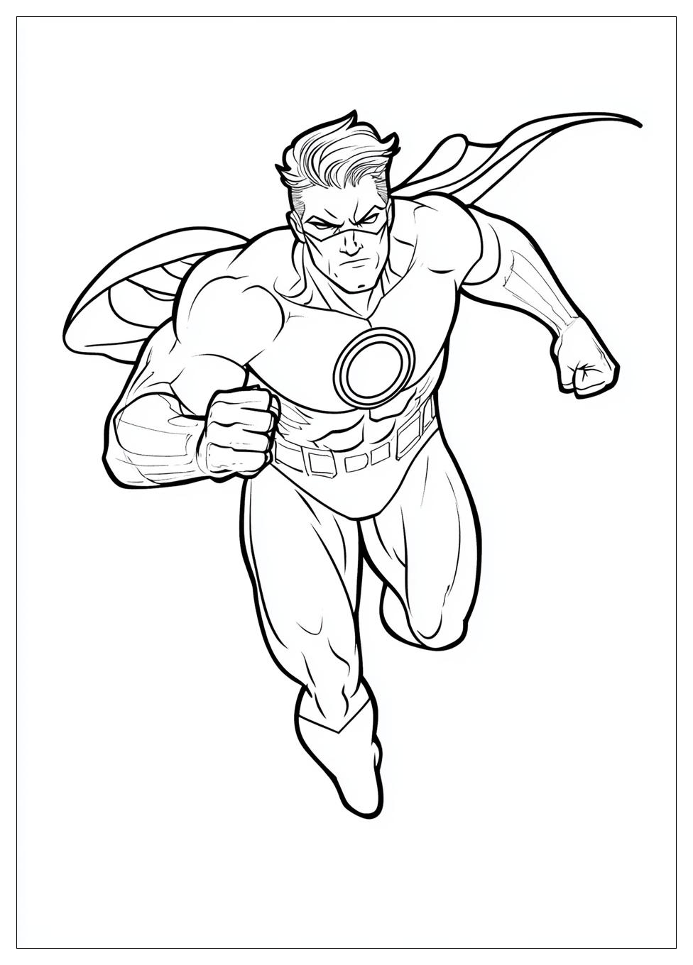 Green Lantern Coloring Pages-20