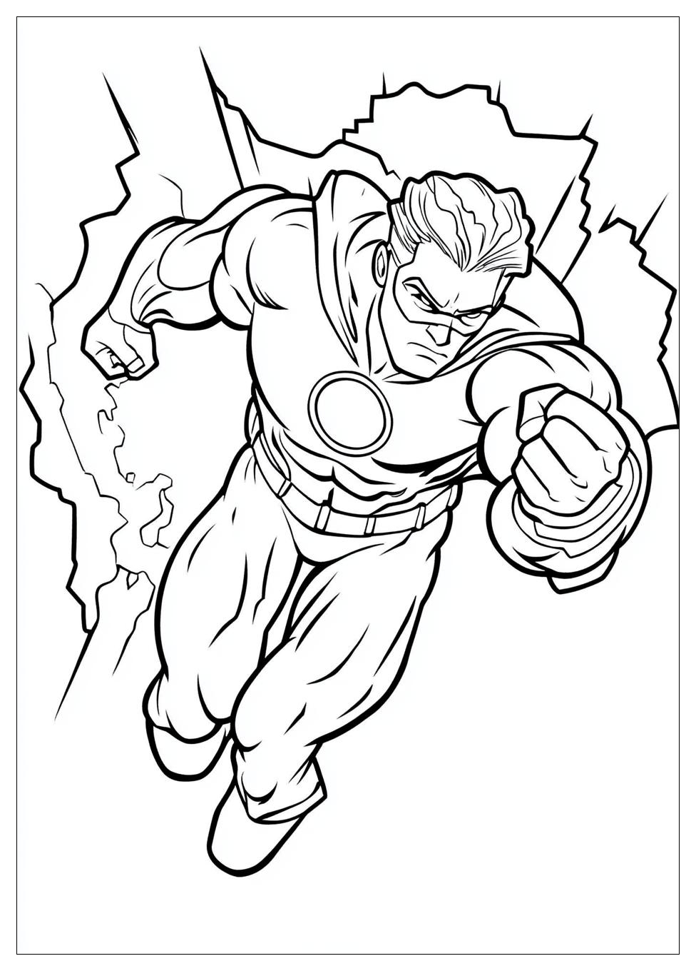 Green Lantern Coloring Pages-8