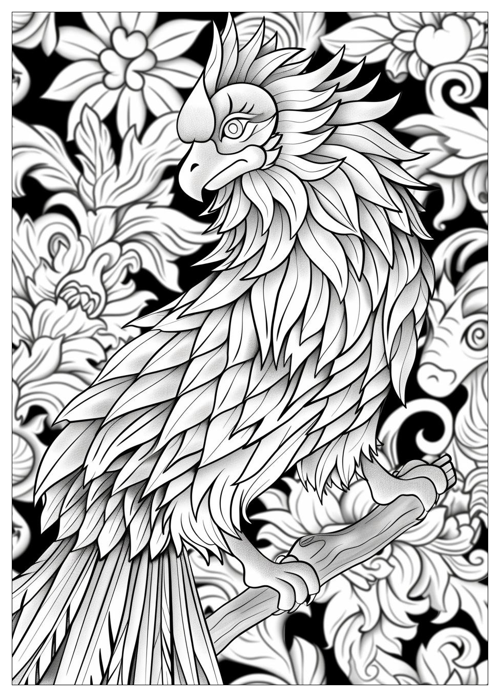 Griffin Coloring Pages-14