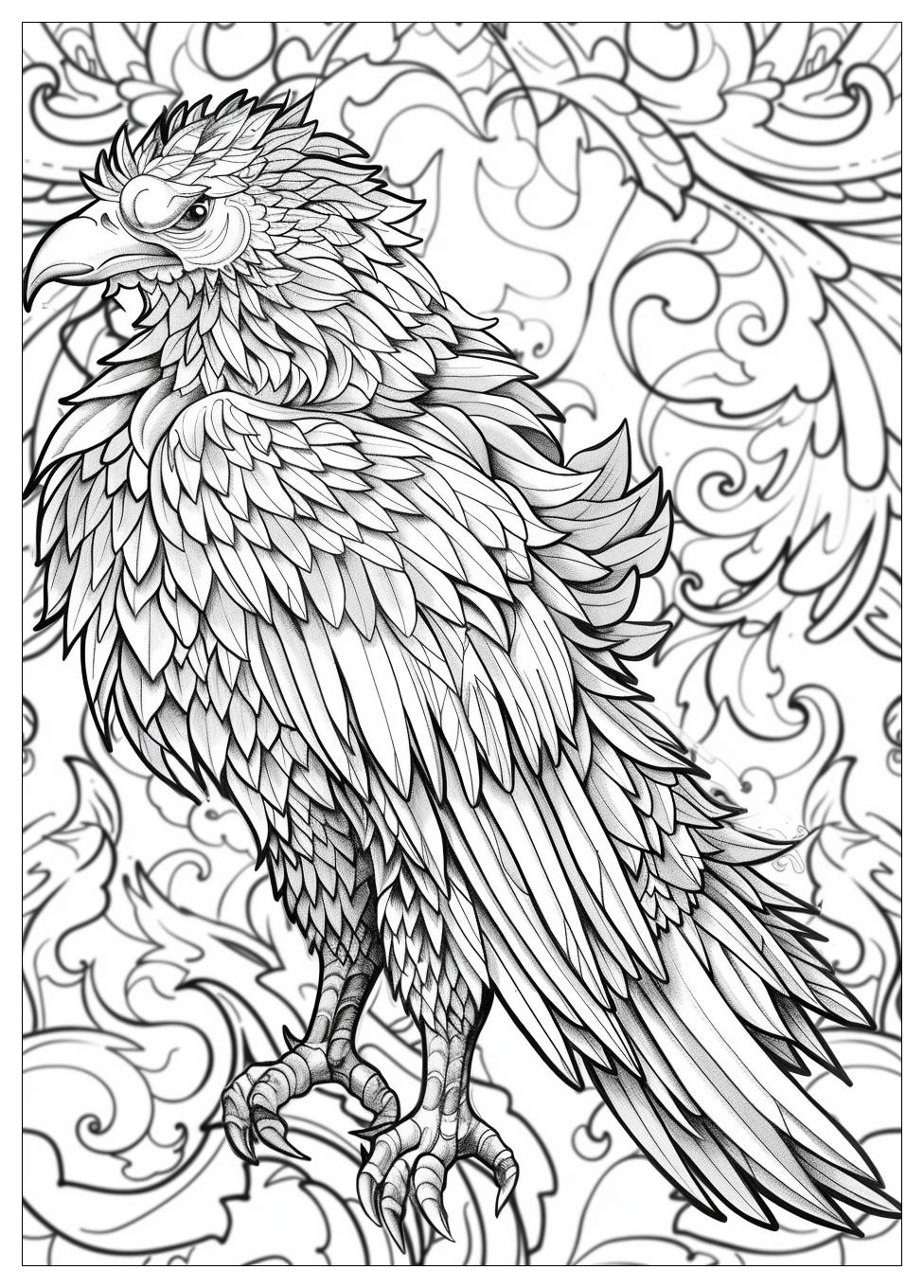 Griffin Coloring Pages-16