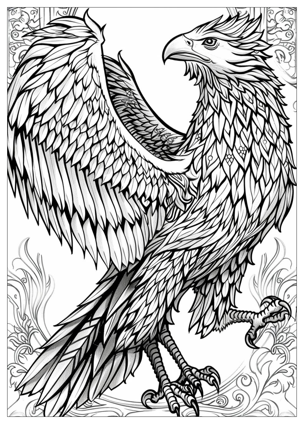 Griffin Coloring Pages-18