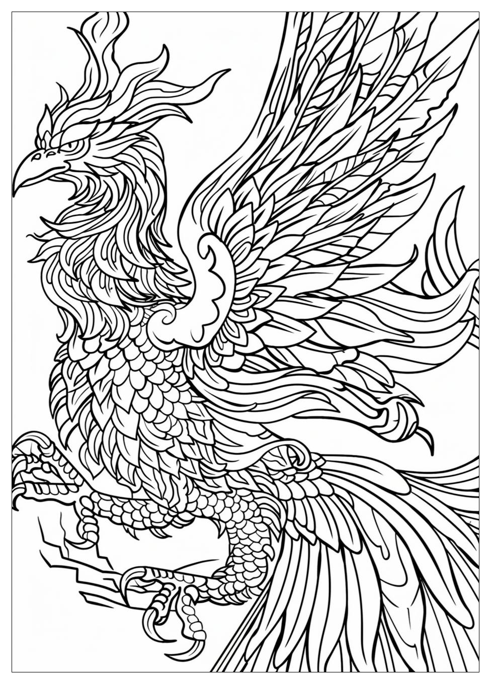 Griffin Coloring Pages-2