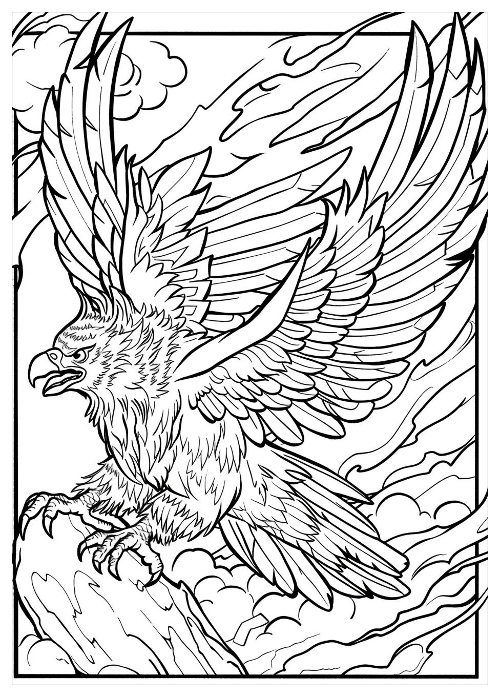 Griffin Coloring Pages-4