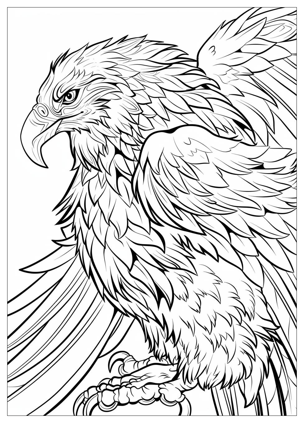 Griffin Coloring Pages-8