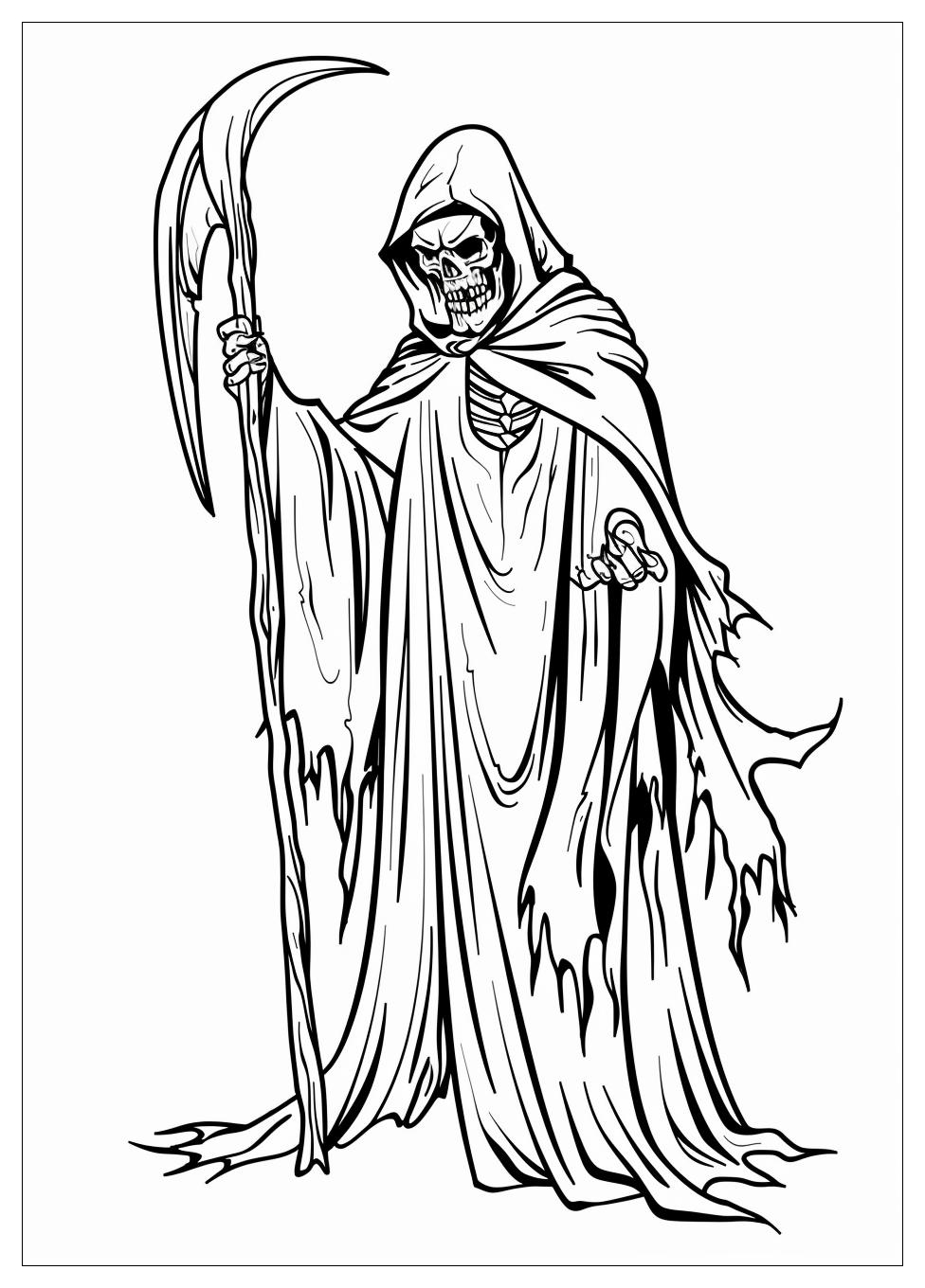 Grim Reaper Coloring Pages-10