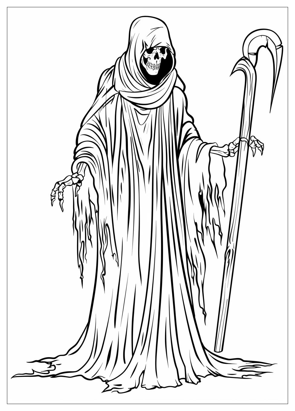 Grim Reaper Coloring Pages-11