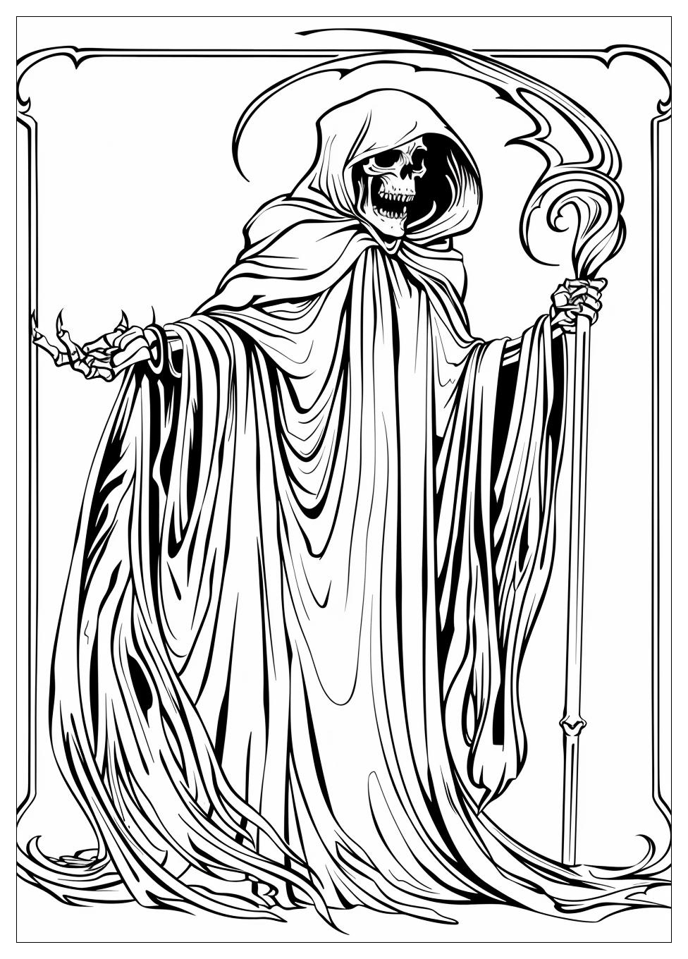 Grim Reaper Coloring Pages-14