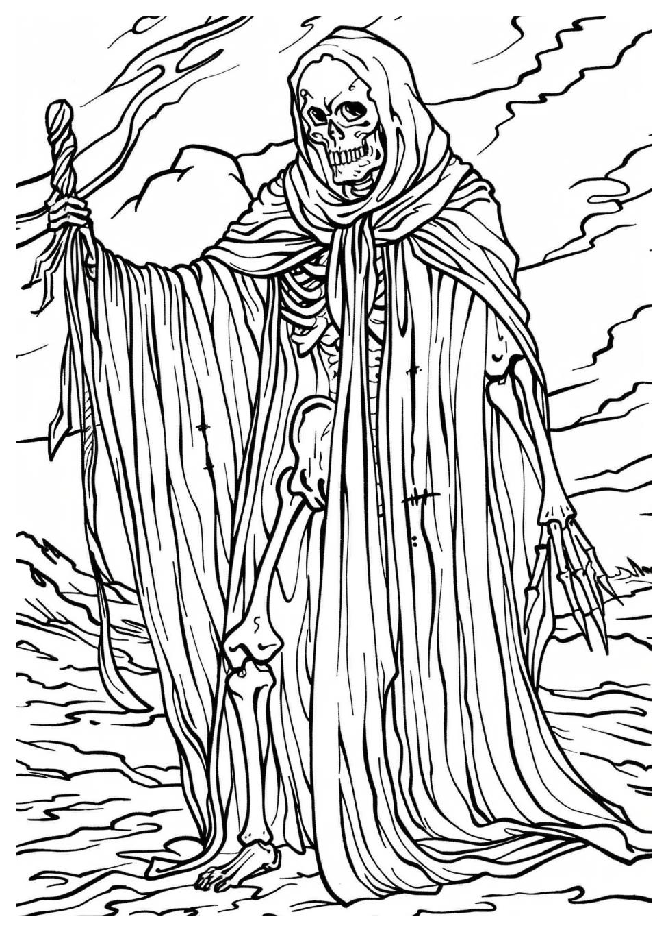 Grim Reaper Coloring Pages-18