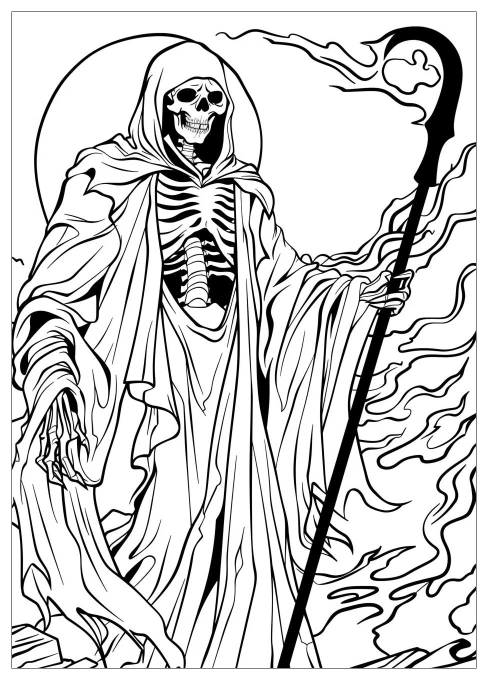 Grim Reaper Coloring Pages-19