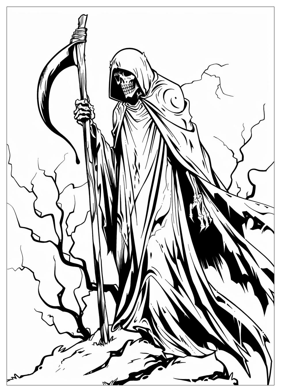 Grim Reaper Coloring Pages-20