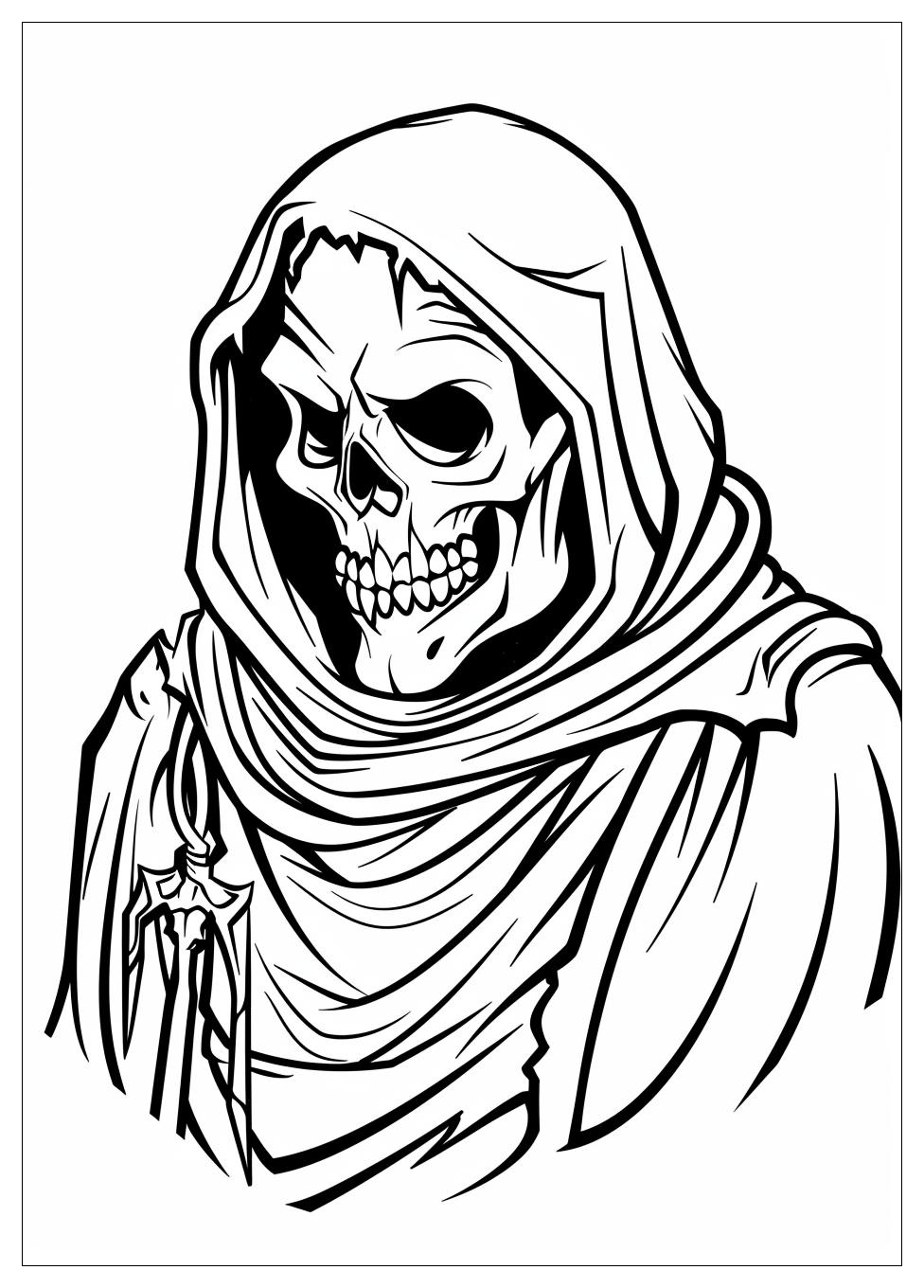 Grim Reaper Coloring Pages-5