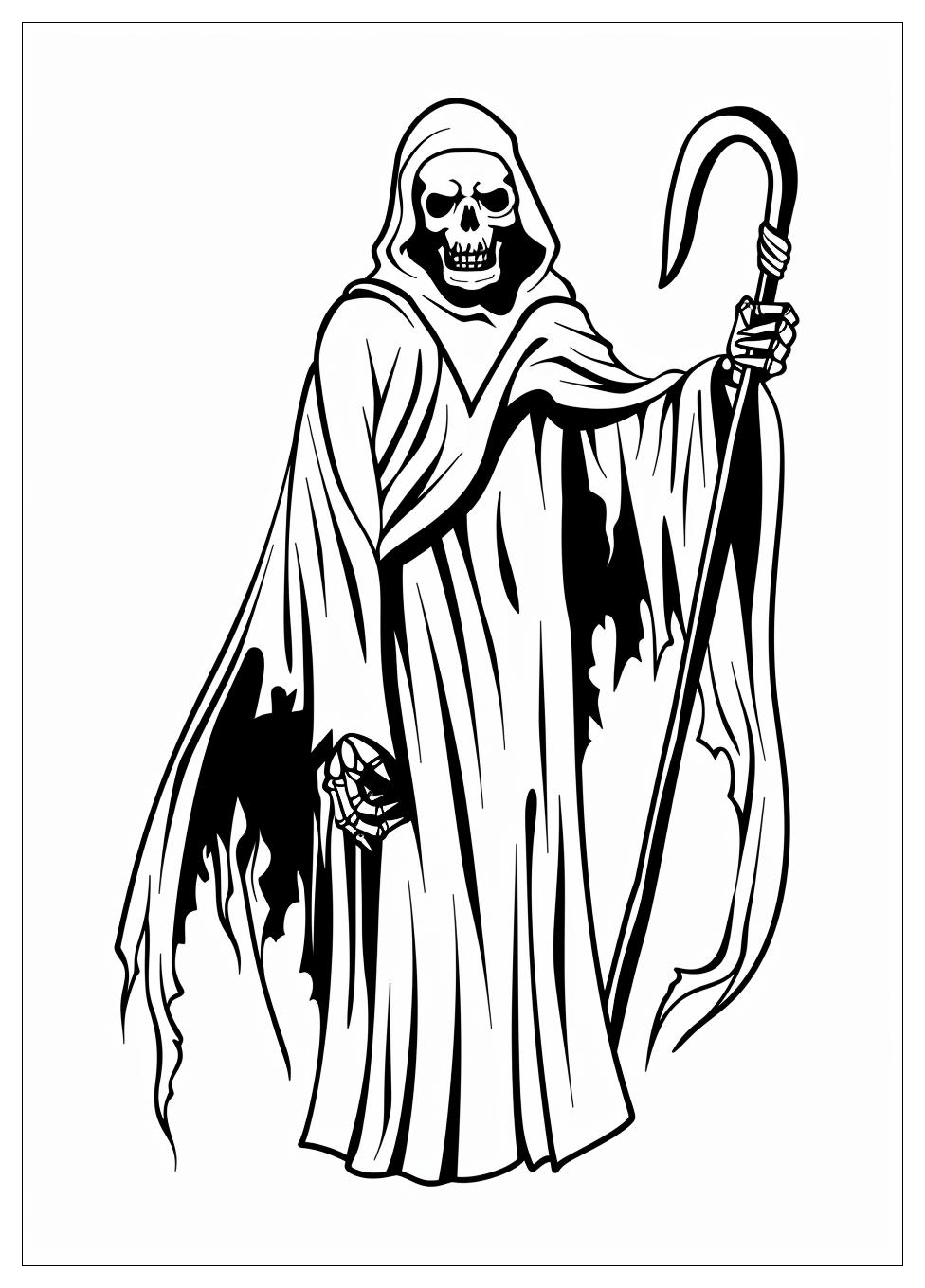 Grim Reaper Coloring Pages-7