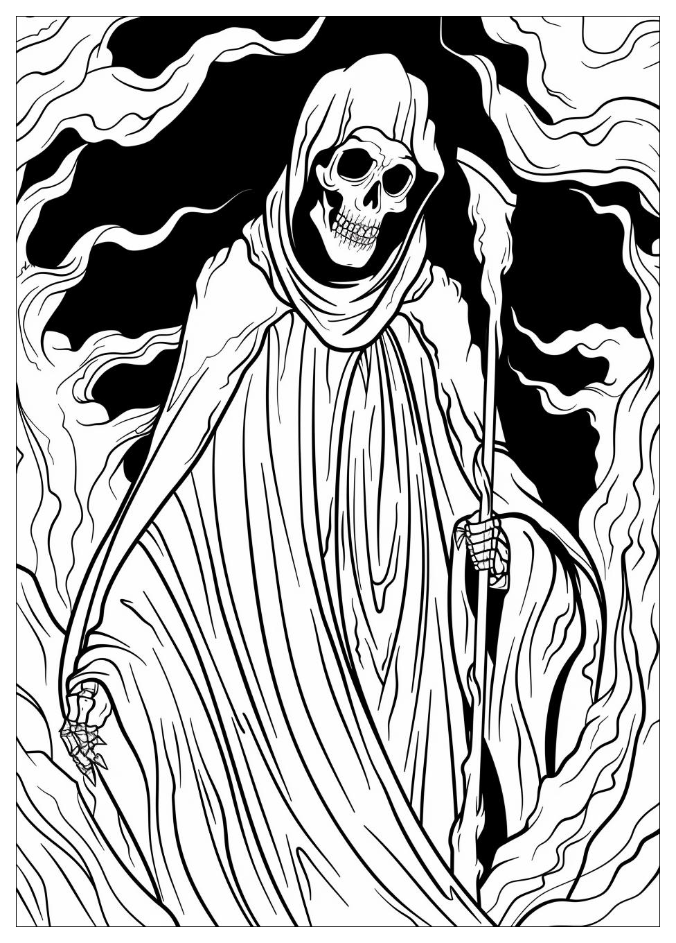 Grim Reaper Coloring Pages-8