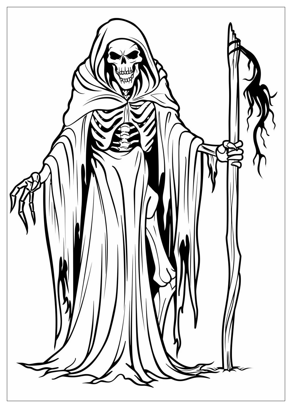 Grim Reaper Coloring Pages-9