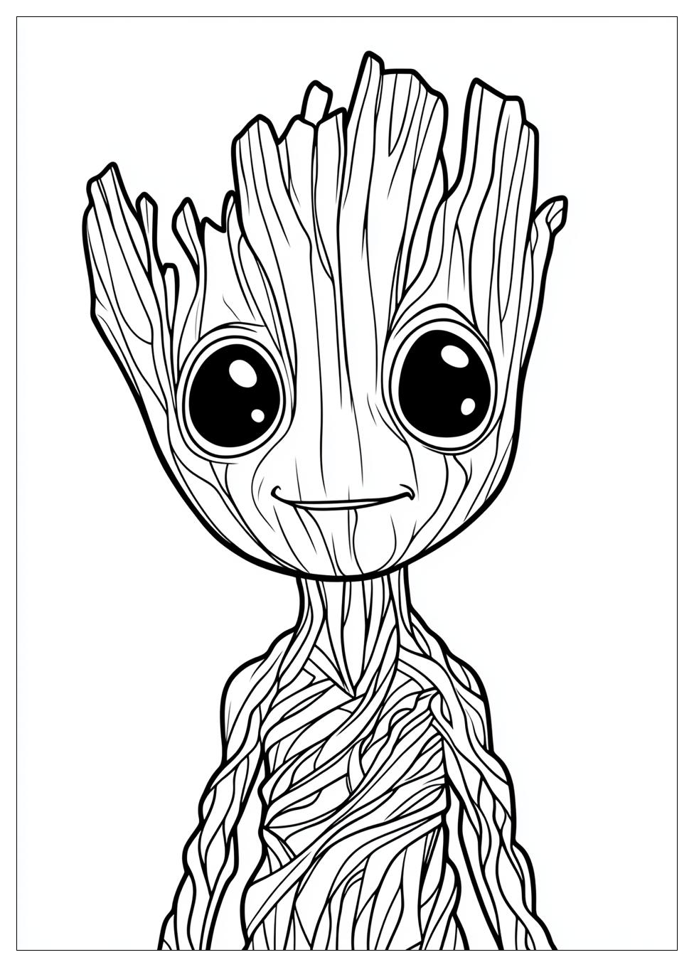 Groot Coloring Pages-12