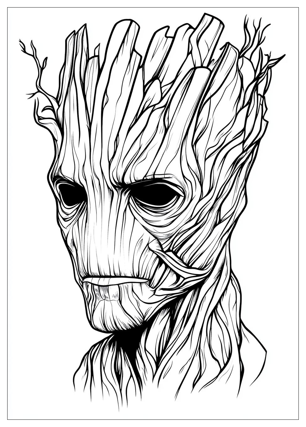 Groot Coloring Pages-13