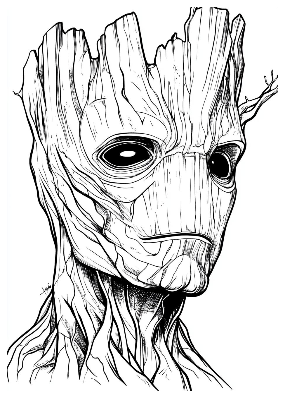 Groot Coloring Pages-14