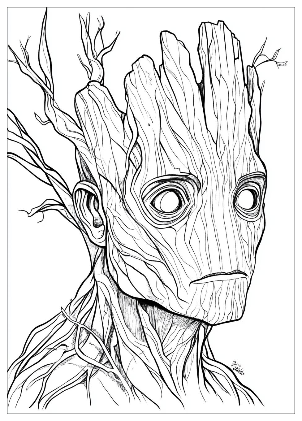 Groot Coloring Pages-15