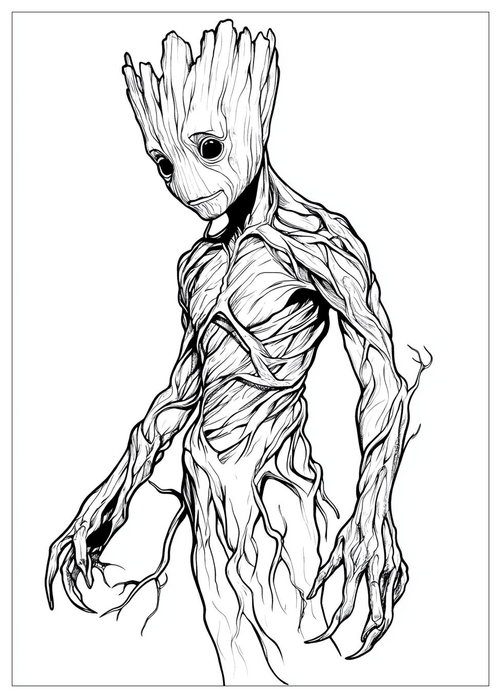Groot Coloring Pages-17