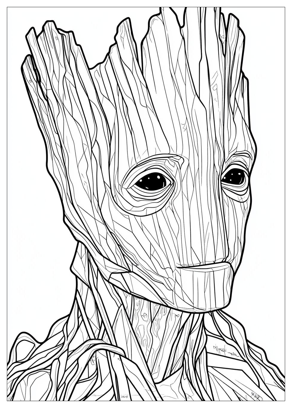 Groot Coloring Pages-18