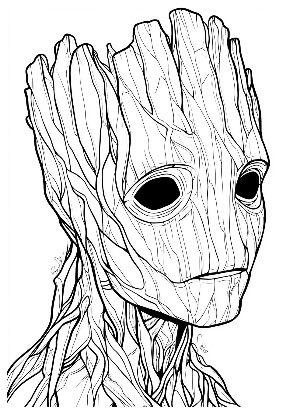 Groot Coloring Pages-19