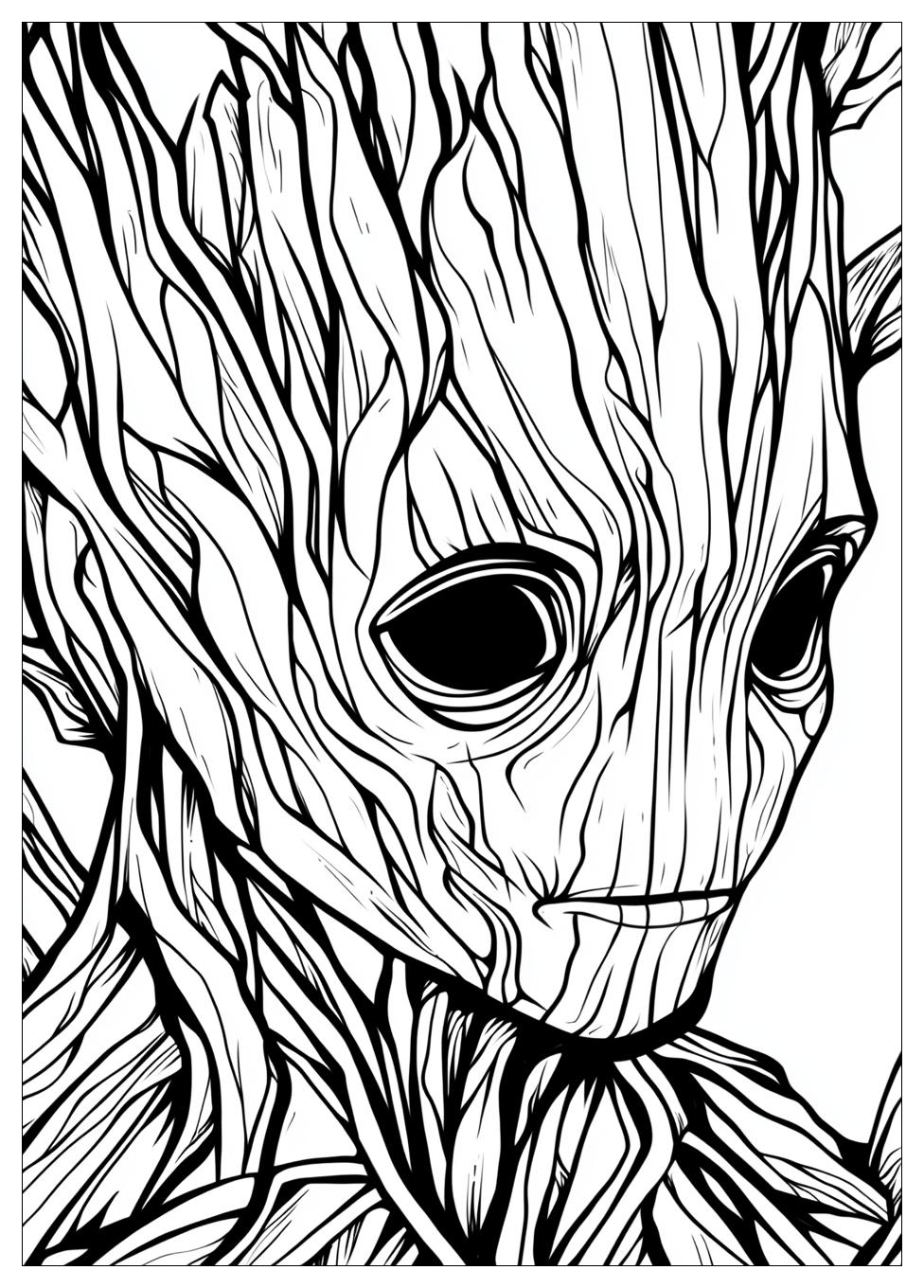 Groot Coloring Pages-2