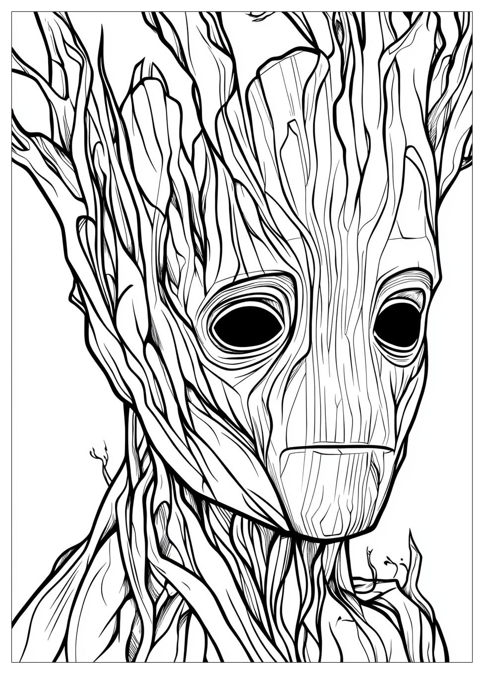 Groot Coloring Pages-20