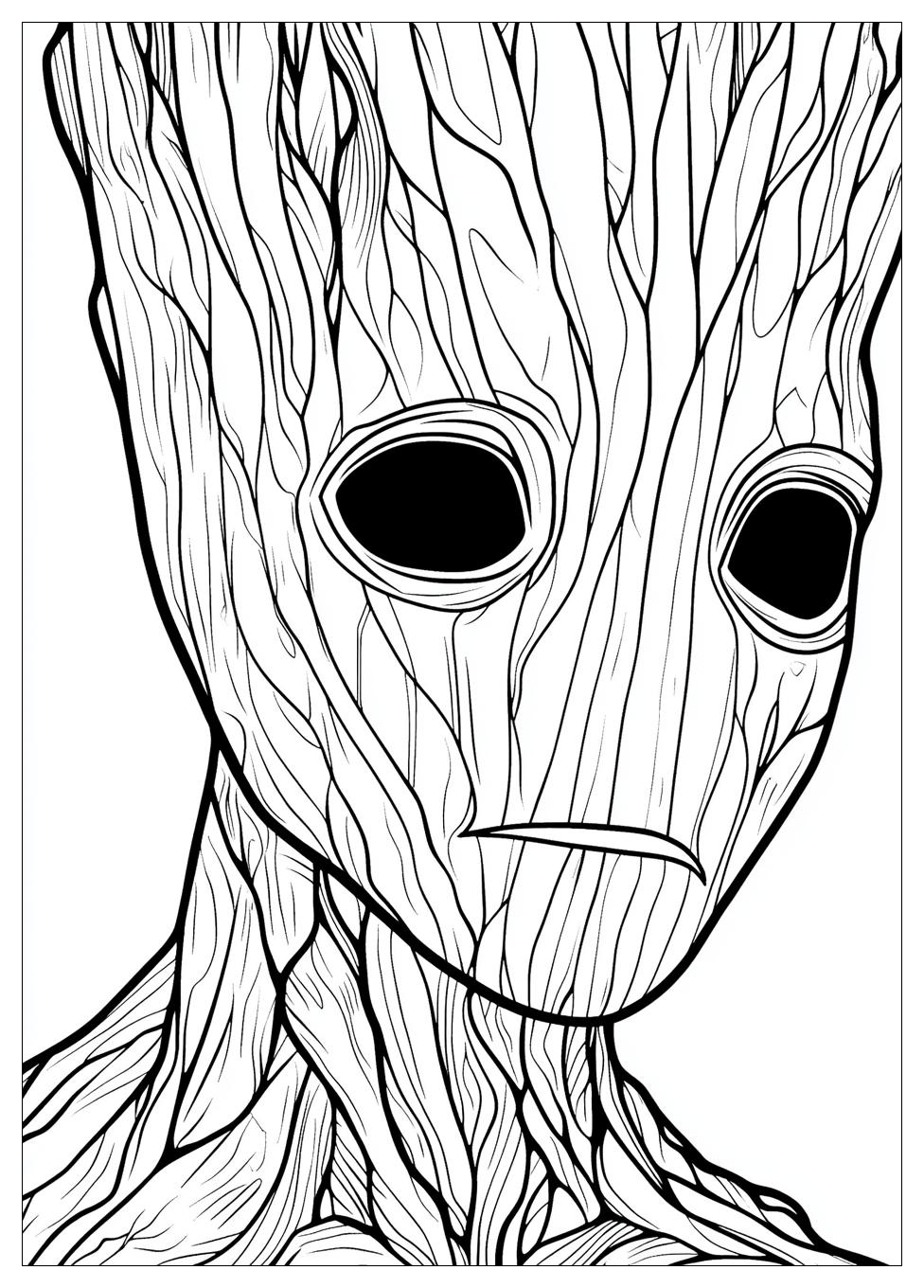 Groot Coloring Pages-5