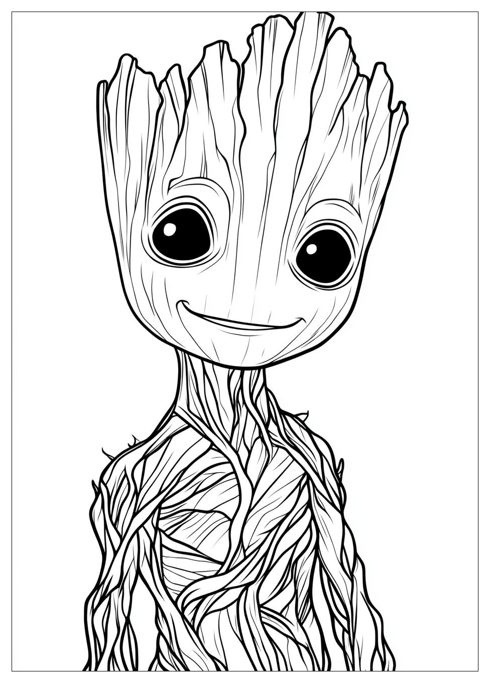 Groot Coloring Pages-8