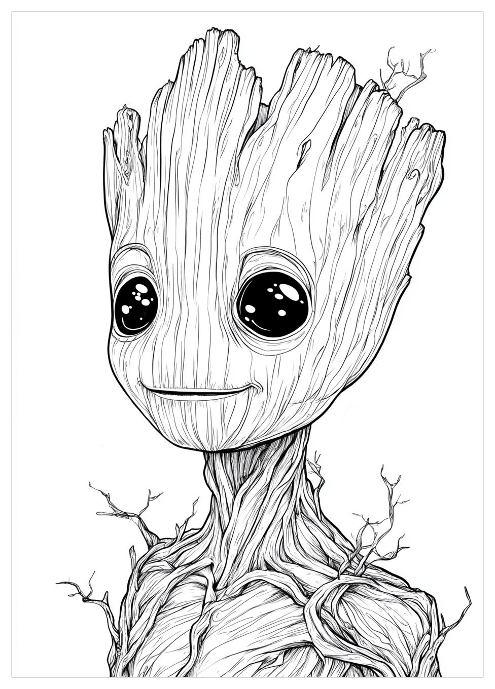 Groot Coloring Pages-9