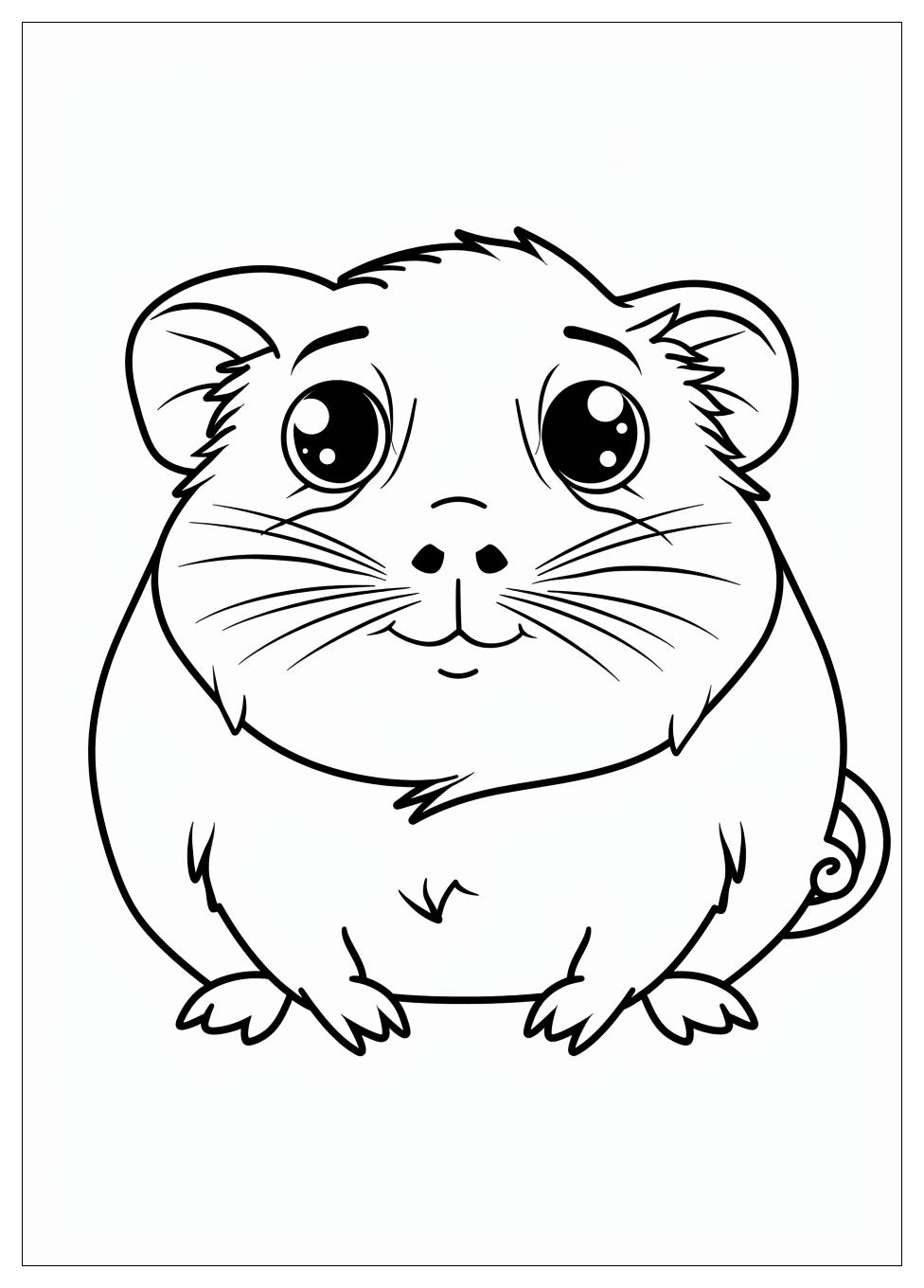 Guinea Pig Coloring Pages-1