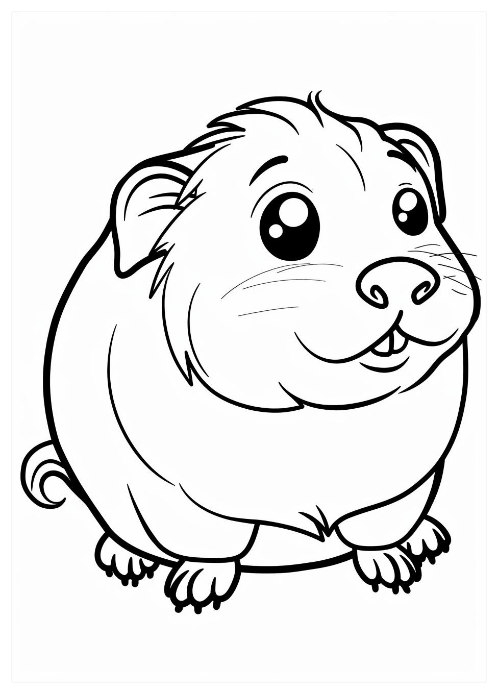 Guinea Pig Coloring Pages-10