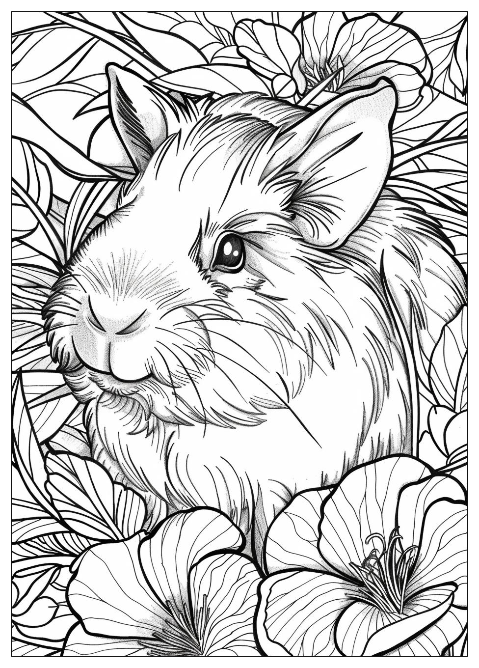 Guinea Pig Coloring Pages-14