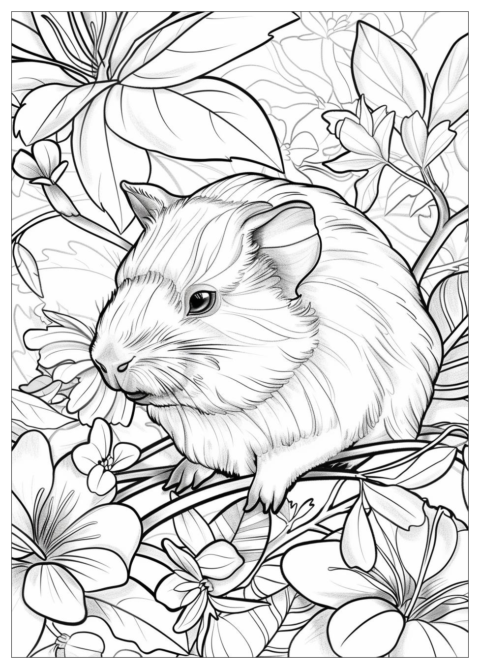 Guinea Pig Coloring Pages-20