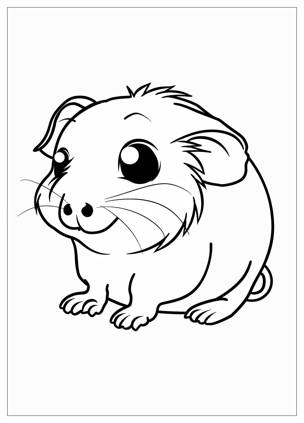 Guinea Pig Coloring Pages-3