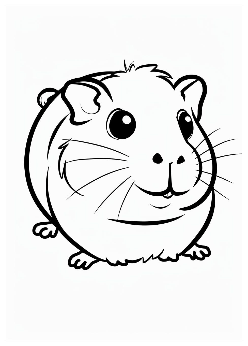 Guinea Pig Coloring Pages-4