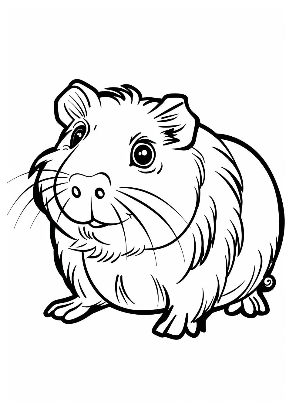 Guinea Pig Coloring Pages-6
