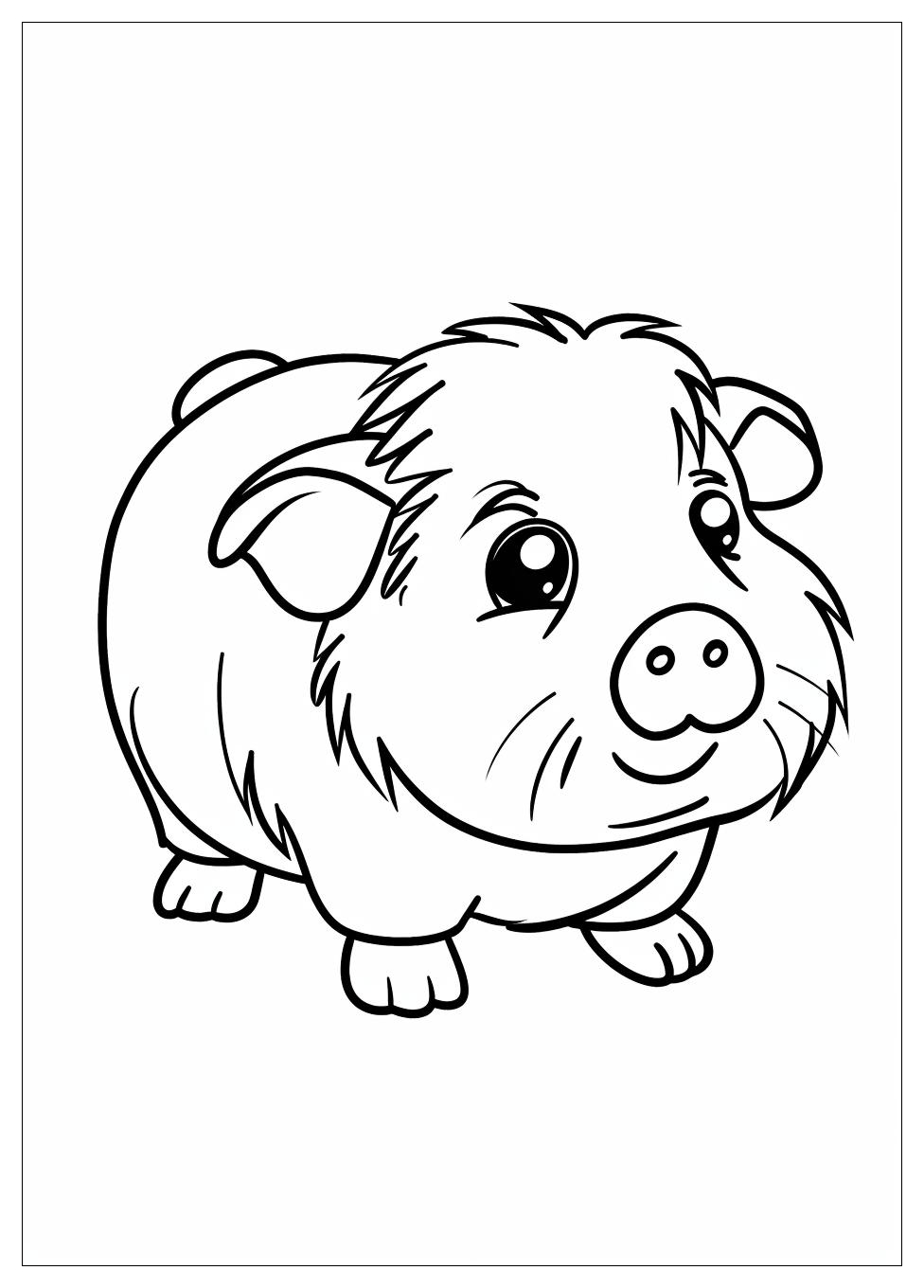 Guinea Pig Coloring Pages-7